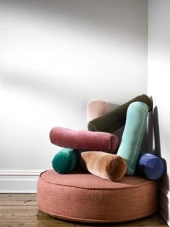 Luxury Velvet Bolster - Indian Teal -Best Home 2020 luxury velvet bolsters 1 2