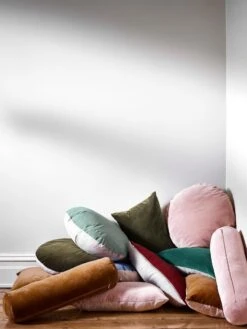 Luxury Velvet Bolster - Hazelnut -Best Home 2020 luxury velvet cushions 3 5