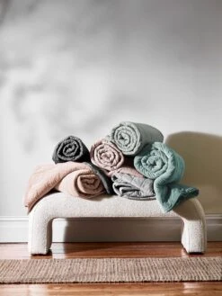 Chambray Coverlet - Smoke -Best Home 2021 bedcovers 1