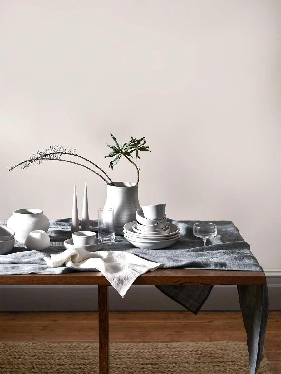 Vintage Linen Napkins Set Of 4 - Marshmallow 8 Vintage Linen Napkins Set Of 4 - Marshmallow - Image 6