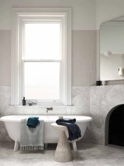 Paros Bath Towel Set - Limestone -Best Home 2022 bathroom blues 2