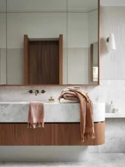 Paros Rib Hand Towel - Clay 11 Paros Rib Hand Towel - Clay -Best Home 2022 bathroom paros clay sand shell