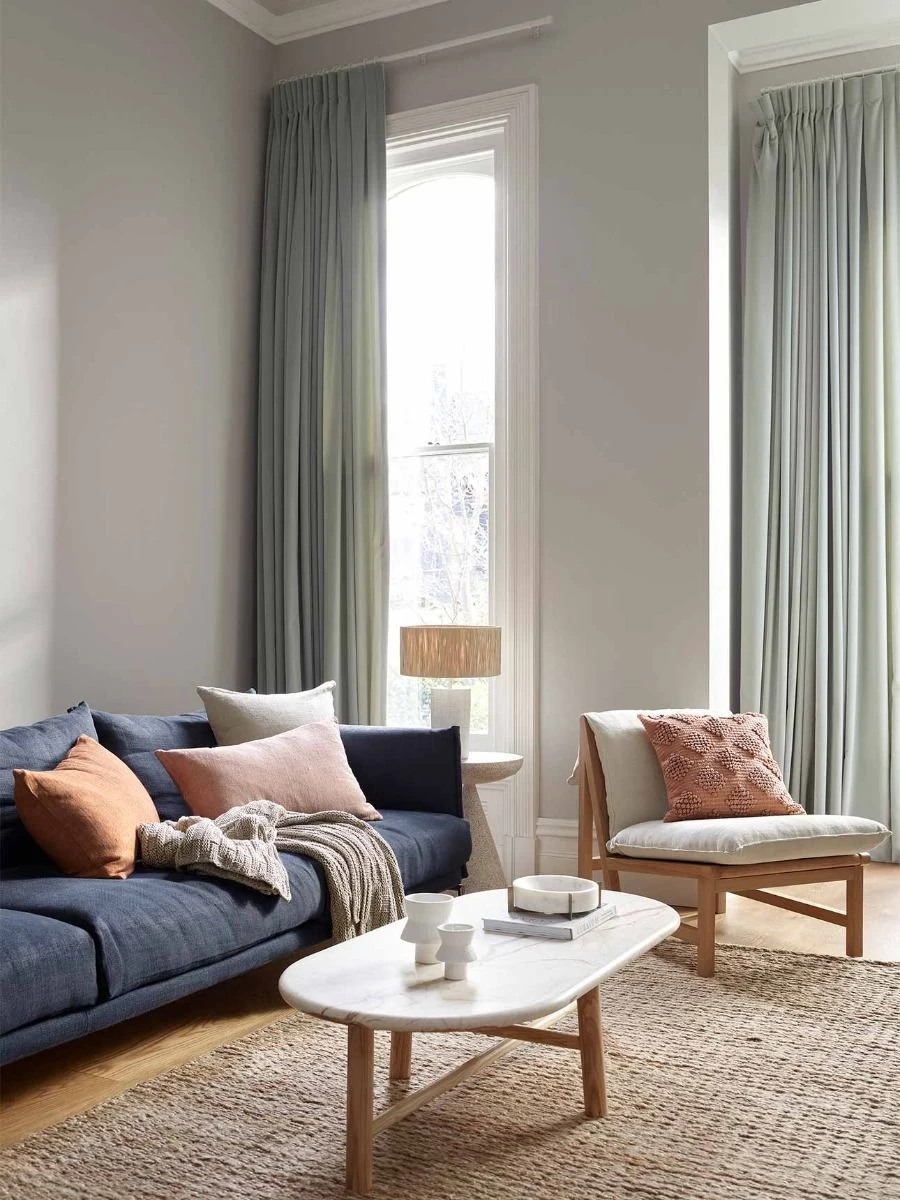 Heavy Linen Rectangle Cushion - Feather Grey 8 Heavy Linen Rectangle Cushion - Feather Grey - Image 6