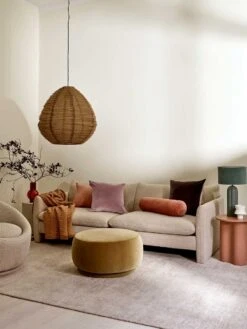 Luxury Velvet Bolster - Chocolate -Best Home 2023 living room 1