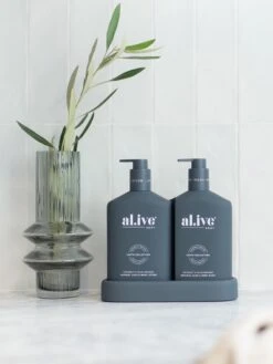 Coconut & Wild Orange Wash & Lotion DUO + Tray -Best Home al ive coconutwildorange lifestyle 1 3