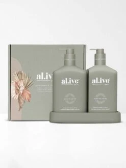 Green Pepper & Lotus Wash & Lotion DUO + Tray