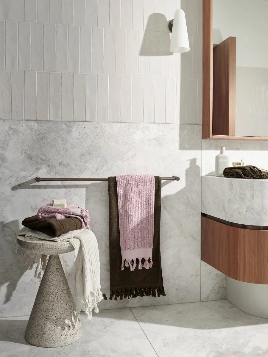 Paros Rib Bath Towel - Sand 6 Paros Rib Bath Towel - Sand - Image 4