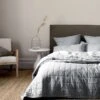 Chambray Coverlet - Dove -Best Home chambray fringe bedcover dove 01 1