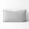 Chambray Fringe Standard Pillowcase - Dove -Best Home chambray fringe pillowcase dove
