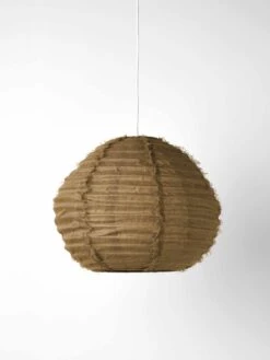 Cloud Fringed Ball Pendant - Bronze