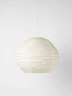 Cloud Fringed Ball Pendant - Marshmallow