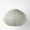 Cloud Fringed Oval Pendant - Limestone 2 Cloud Fringed Oval Pendant - Limestone -Best Home cloud fringed linen pendant oval limestone