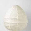 Cloud Fringed Pear Pendant - Marshmallow -Best Home cloud fringed linen pendant pear marshmallow