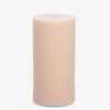 Fluted Large Pillar Candle - Nude -Best Home coast to coast ribbed pillar candle nude large