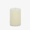 Twist Small Pillar Candle - Ivory 2 Twist Small Pillar Candle - Ivory -Best Home coast to coast twist pillar candle ivory small
