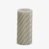 Twist Large Pillar Candle - Sage -Best Home coast to coast twist pillar candle sage large