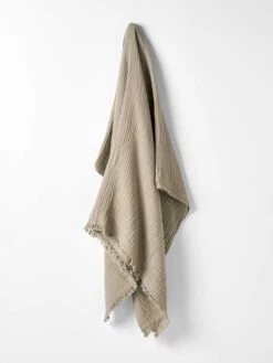 Crinkle Throw - Feather