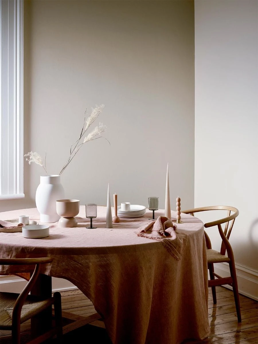 Vintage Linen Napkins Set Of 4 - Clay 7 Vintage Linen Napkins Set Of 4 - Clay - Image 5