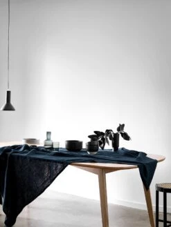 Vintage Linen Napkins Set Of 4 - Slate 10 Vintage Linen Napkins Set Of 4 - Slate -Best Home dining table linen slate 1 1