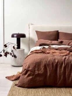 Emile Linen Standard Pillowcase - Clove -Best Home emile bed linen clove 8