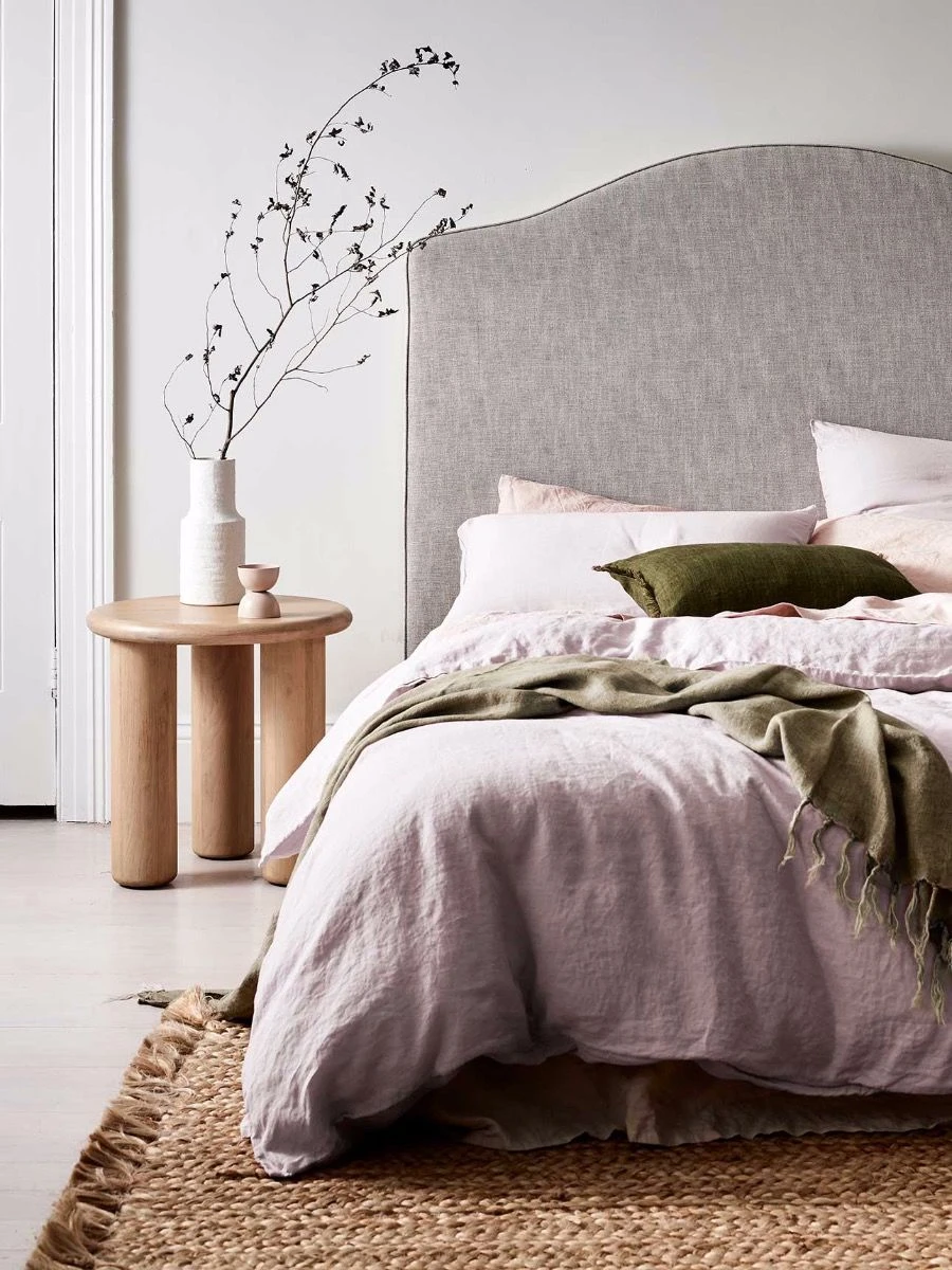 Emile Pure Linen Standard Pillowcase - Burnished Lilac 4 Emile Pure Linen Standard Pillowcase - Burnished Lilac - Image 2