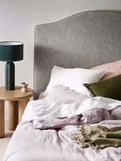 Emile Pure Linen Quilt Cover - Burnished Lilac -Best Home emile bedlinen burnished lilac 4 3 1