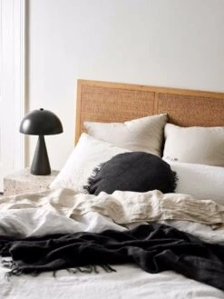 Emile Pure Linen Quilt Cover - Marshmallow -Best Home emile bedlinen marshmallow 3 3