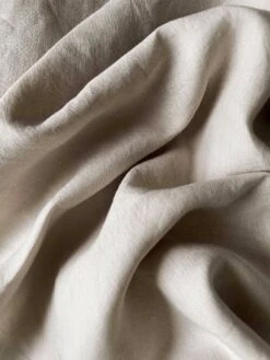 Emile Pure Linen Quilt Cover - Natural 9 Emile Pure Linen Quilt Cover - Natural -Best Home emile bedlinen natural detail 1 1