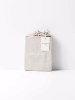 Emile Pure Linen Standard Pillowcase - Natural 9 Emile Pure Linen Standard Pillowcase - Natural -Best Home emile packaging pillowcase natural