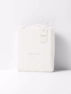 Emile Pure Linen Quilt Cover - Marshmallow -Best Home emile packaging quilt cover marshmallow 3