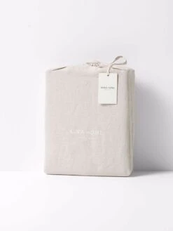 Emile Pure Linen Quilt Cover - Natural 13 Emile Pure Linen Quilt Cover - Natural -Best Home emile packaging quilt cover natural 3