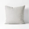 Emile Pure Linen European Pillowcase - Glacier -Best Home emile pure linen euro glacier 1