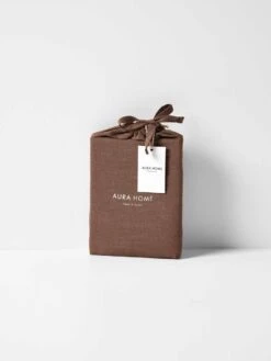 Emile Linen Standard Pillowcase - Clove -Best Home emile pure linen pillowcase clove packaging 2