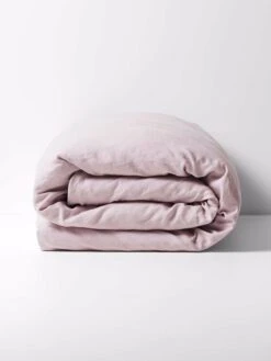 Emile Pure Linen Quilt Cover - Burnished Lilac -Best Home emile quilt cover burnished lilac 2 1
