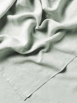 Emile Pure Linen Quilt Cover - Mineral -Best Home emile sheets mineral 4