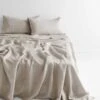 Emile Linen Flat Sheet - Natural -Best Home emile sheets natural 1