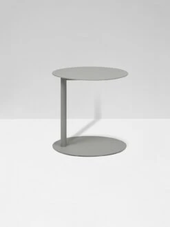 Aperto Ali Round Side Table - Grey