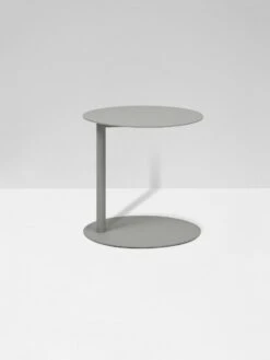 Aperto Ali Round Side Table - Grey -Best Home globe west aperto ali side table grey 1