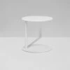 Aperto Ali Round Side Table - White -Best Home globe west aperto ali side table white
