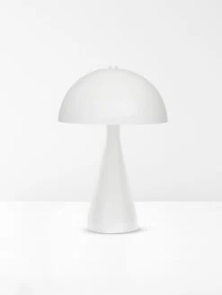 Easton Dome Table Lamp In White