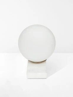 Best Home -Best Home globe west easton orb table lamp white 1