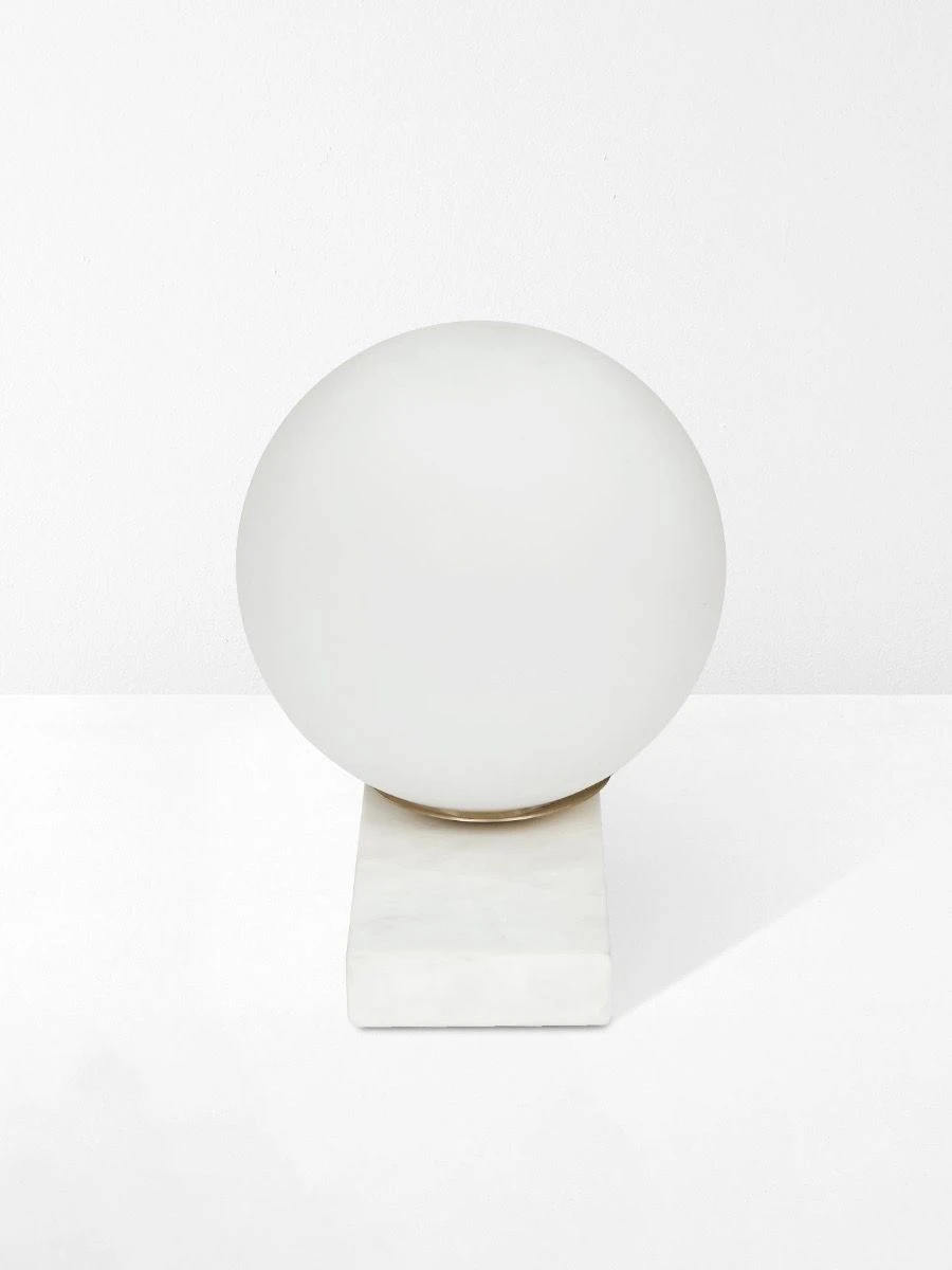 Easton Orb Table Lamp In White 4 Easton Orb Table Lamp In White - Image 2