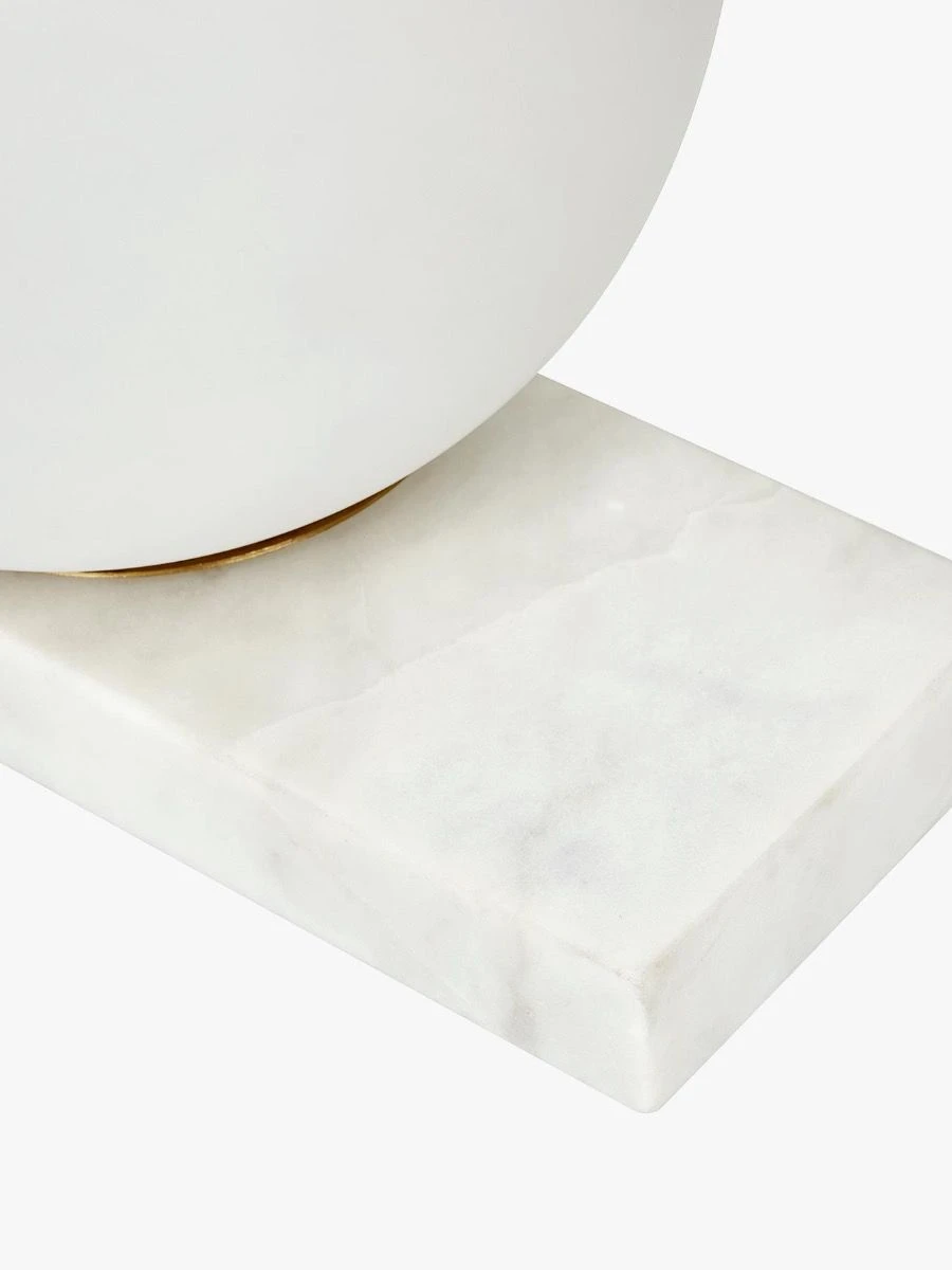 Easton Orb Table Lamp In White 5 Easton Orb Table Lamp In White - Image 3