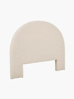 Kennedy Arch Bedhead In Bone Weave - Queen -Best Home globe west kennedy bed head boucle queen 2