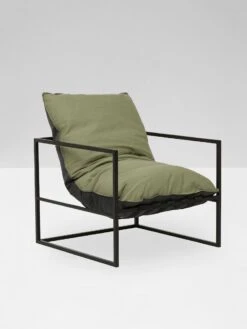 Aruba Outdoor Chair - Moss/ Black