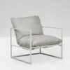 Aruba Outdoor Chair - White/ Putty -Best Home globewest aruba frame occasional chair puttywhite 2
