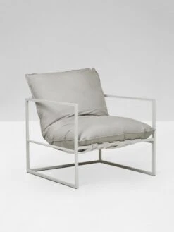 Aruba Outdoor Chair - White/ Putty