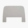 Almos Tapered King Bedhead - Limestone -Best Home globewest bedhead almos tapered king limestone 1