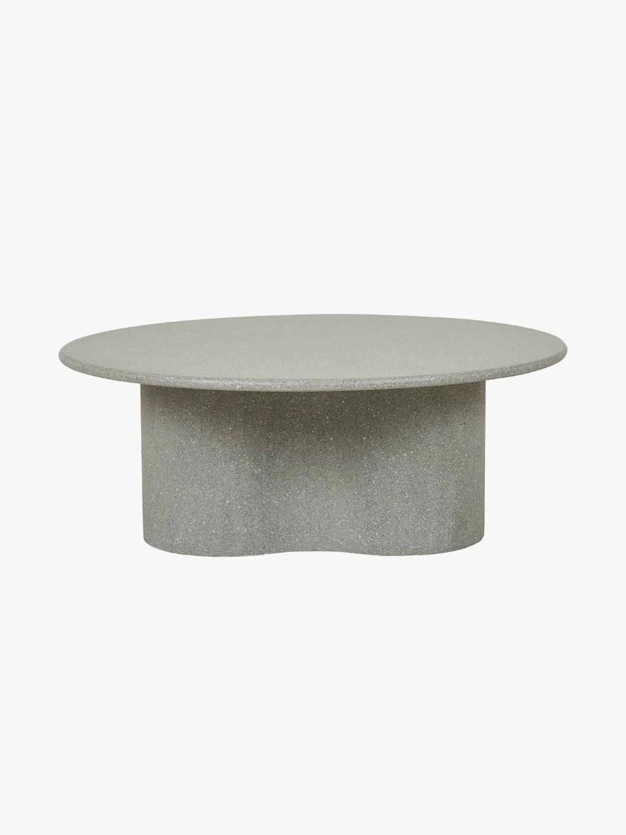 Artie Wave Outdoor Coffee Table - Sage Speckle 3 Artie Wave Outdoor Coffee Table - Sage Speckle - Image 2