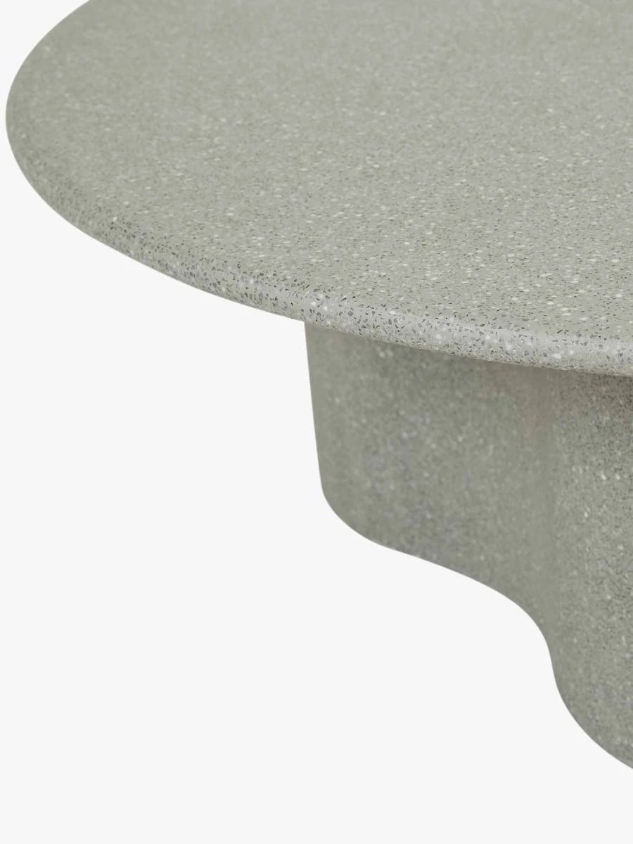 Artie Wave Outdoor Coffee Table - Sage Speckle 4 Artie Wave Outdoor Coffee Table - Sage Speckle - Image 3